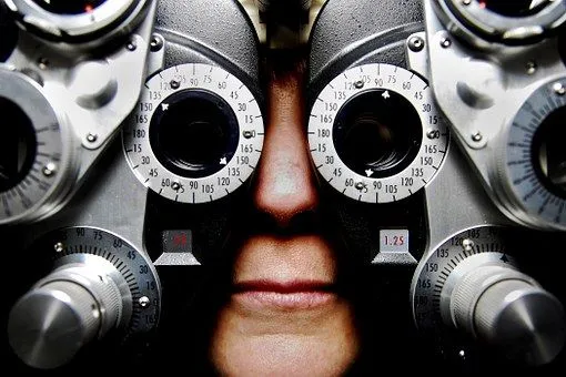 Eye exam equipment